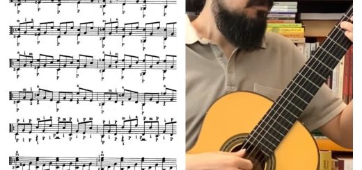 آموزش آرپژهای جولیانی برای گیتار کلاسیک
