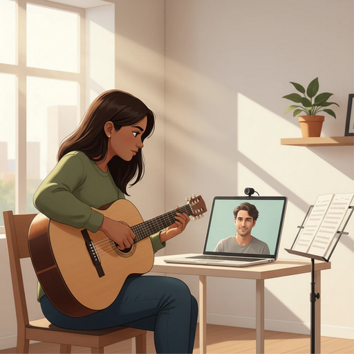 راهنمای نجات نوازندگان: ۱۵ اشتباه رایج در مسیر یادگیری گیتار 1 شرکت در جلسات آموزش گیتار حضوری یا آنلاین میتواند باعث پیشرفت شما باشد